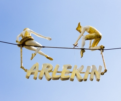 Rzeźba na Linie Teatr „ARLEKIN”