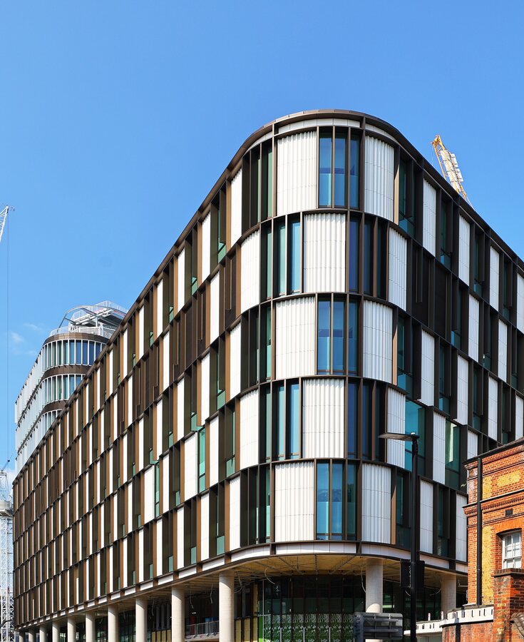 The Oriel - Moorfields Eye Hospital, Londyn - Fasada