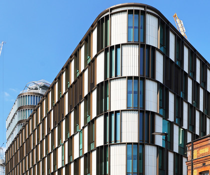 The Oriel - Moorfields Eye Hospital, Londyn - Fasada